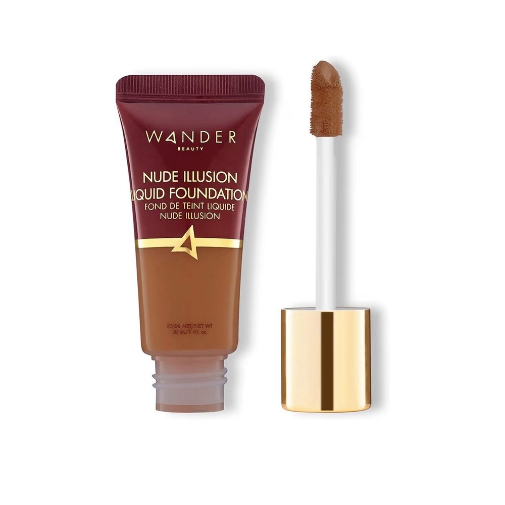 Wander Beauty Nude Illusion Liquid Foundation 1.01 Oz Rich Deep New